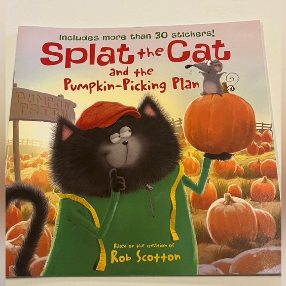 Splat the Cat kids books Set of 3 with stickers by Rob Scotton AR books - Picture 2 of 14